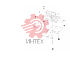Комплектующие гусеницы STC101GA-3041 13935568