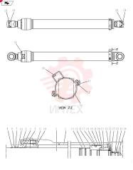 HYDRAULIC CYLINDER YN01V00132F4