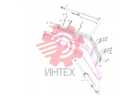 Цилиндр стрелы с комплектующими SY26C1Y4LU.3.1 13915517