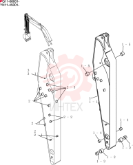ASSY, LONG 3.5M, Serial Range: YQ11-06001-YQ11-06302