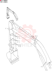 Схема (SK210D-8) - EXCAVATOR S/N YN11-45001 - (1/07-12/12) YN02B01737F1