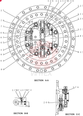 HYDRAULIC MOTOR YN15V00037F1 (1)