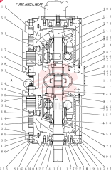 HYDRAULIC PUMP YN10V00043F1 (2)