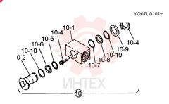 HYD LINES, ARM 2.94M (ROTATON-N&B REWORK) YN43H00094F1 (1)