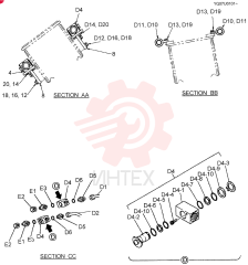 HYD LINES, ARM YN43H00080F1 (4)