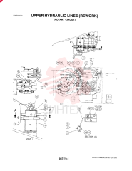HYD LINES, UPPER (REWORK) (Rotary circuit) YN03H00077F1