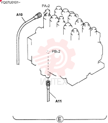 CONTROL LINES, REMOTE (NIBBLER & BREAKER) YN68H00051F (1)
