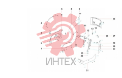 Обвес кабины SY26C 13938318