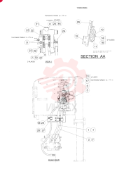 HYDRAULIC LINES, UPPER (SUCTION/DELIVER) YN30H00024F1 (2)