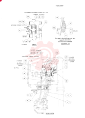 HYDRAULIC LINES, UPPER (Suction/Delivery-Rotation) YN30H00027F1 (2)