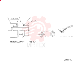 HYD CONNECTOR YN43H00004F1