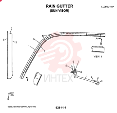 GUTTER YN55C01013F1