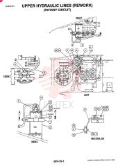 HYD LINES, UPPER (ROTARY CIRCUT) LQ03H00028F1