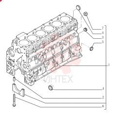 CYLINDER BLOCK,6 Cylinders