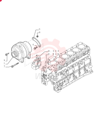 ALTERNATOR,24V, 70A, W/ Pulley 4892318 (1)