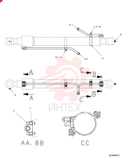 TUBE,21.7 mm OD x 315, 145 mm Length