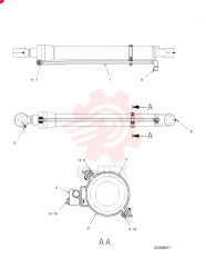 TUBE,1393 mm L LQ43H01258P1