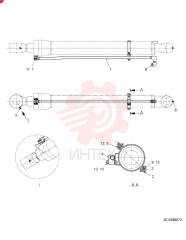 TUBE,1393 mm L LQ43H01277P1