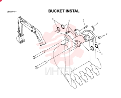 Схема (SK290LC) - DYNAMIC ACERA EXCAVATOR ASN LB03U0101 (1/00-12/02) LC61B00004F1