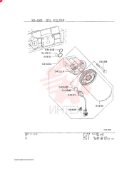 OIL FILTER & HEAD ASSY, FROM-UP TO: 9904-1-, MODEL TYPE: ALL, Remarks: CARTRIDGE TYPE