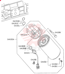 OIL FILTER & HEAD ASSY, CARTRIDGE TYPE, 0212-1-