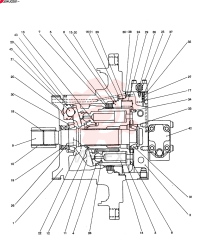 HYDRAULIC MOTOR LB15V00003F1 (2)