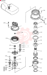 HYDRAULIC MOTOR LB15V00009F1 (2)