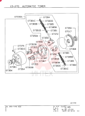 COVER, INJECTION PUMP TIMER, FROM-UP TO: 0212.1-, MODEL TYPE: ALL