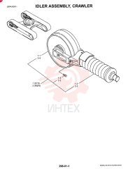 IDLER ASSY, CRAWLER (STD) (LB52D00006F1)