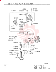 DEFLECTOR, ENG OIL PAN RETURN FLOW, FROM-UP TO: 0212.1-, MODEL TYPE: ALL