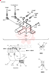 HOSE ASSY.,9.60mm ID x 400mm L 2420R537D040 (2)
