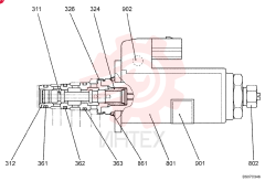 SOLENOID VALVE,Cartridge W/Coil YN35V00050F1