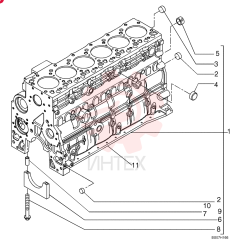 CYLINDER BLOCK,6 Cylinders