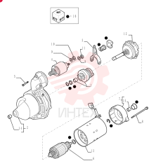 STARTER MOTOR 2852478 (2)