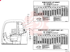 Decal, 600mm (Triple Grouser) Standard w/3200mm Arm LB20TU1027P1