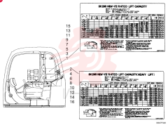 Decal, 600mm (Triple Grouser) Standard w/3200mm Arm LB20TU1045P1