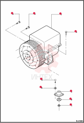 NUT HEX FLG M10