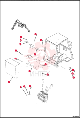HOLDER, REAR DISTRIBUTOR
