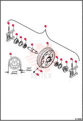 IDLER, TRACK FRONT