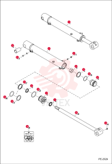 CYLINDER, BOOM