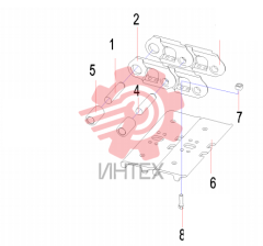 Цепи гусеничные STC101GA-3044 13134805