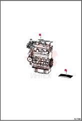 ENGINE, KUBOTA D1105T