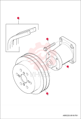HOUSING FAN DRIVE ASSY 7289047