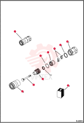 COUPLER FF FEMALE 1/2 BDY 3/4 SAE THREAD