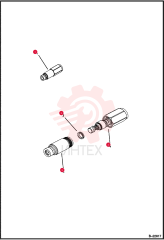 COUPLER FF CONN UNDER PRESS 1/2-3/4 SAE