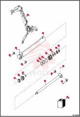 HYDRAULIC CYLINDER PR80X50X710 ASSY