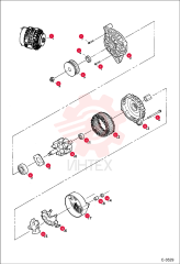 ALTERNATOR, 90 AMP