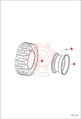 TIRE, GENERAL PURPOSE 27X10.5X15, 6 PLY