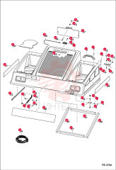 COVER, HOOD REAR