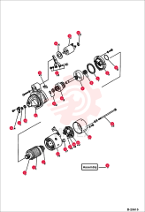 STARTING MOTOR ASSY